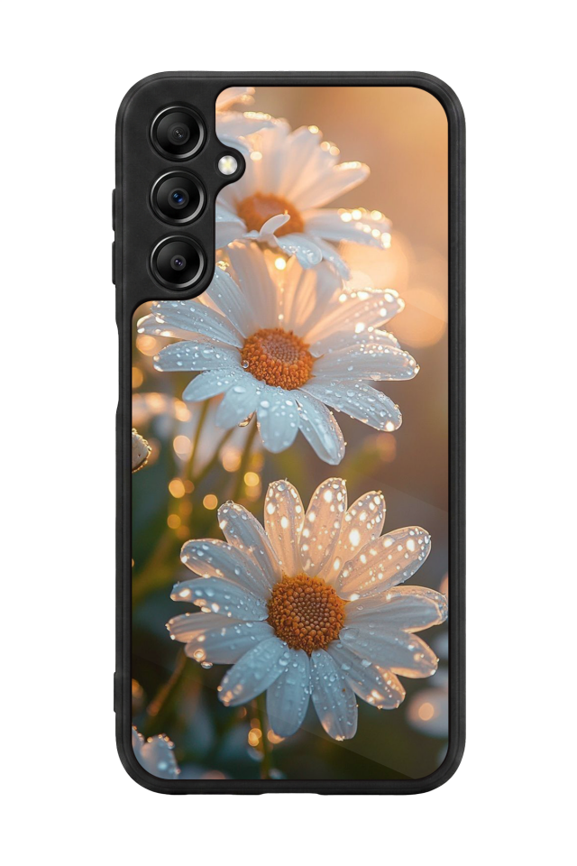 Samsung Galaxy A14 Uyumlu Cicek Tasarımlı Glossy Premium Kılıf