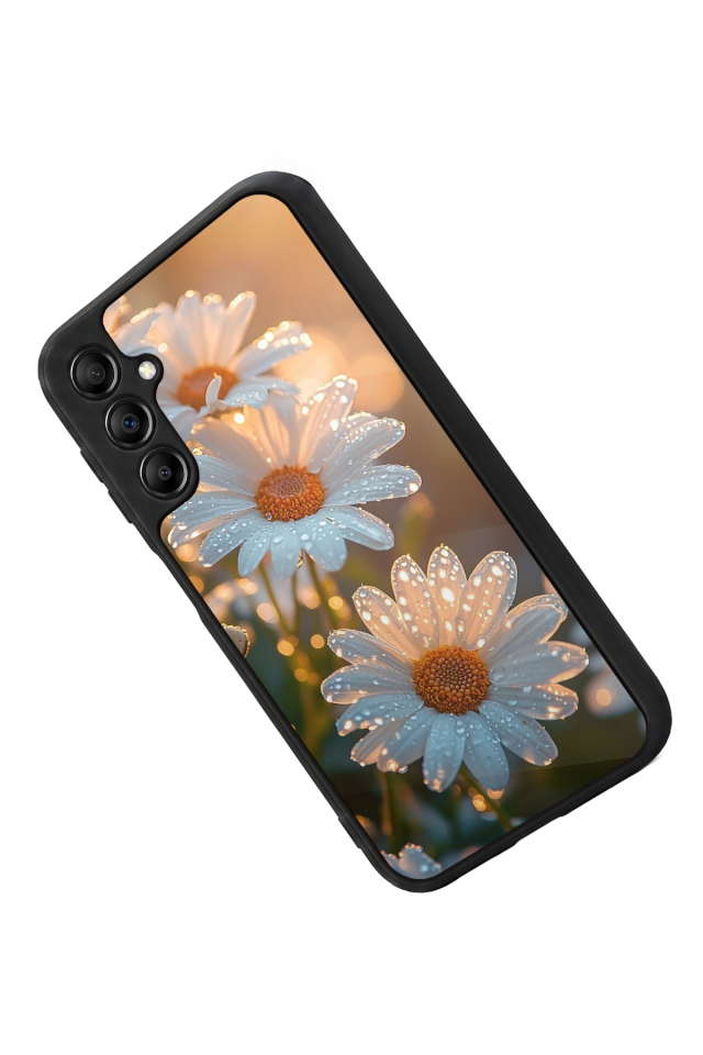 Samsung Galaxy A14 Uyumlu Cicek Tasarımlı Glossy Premium Kılıf