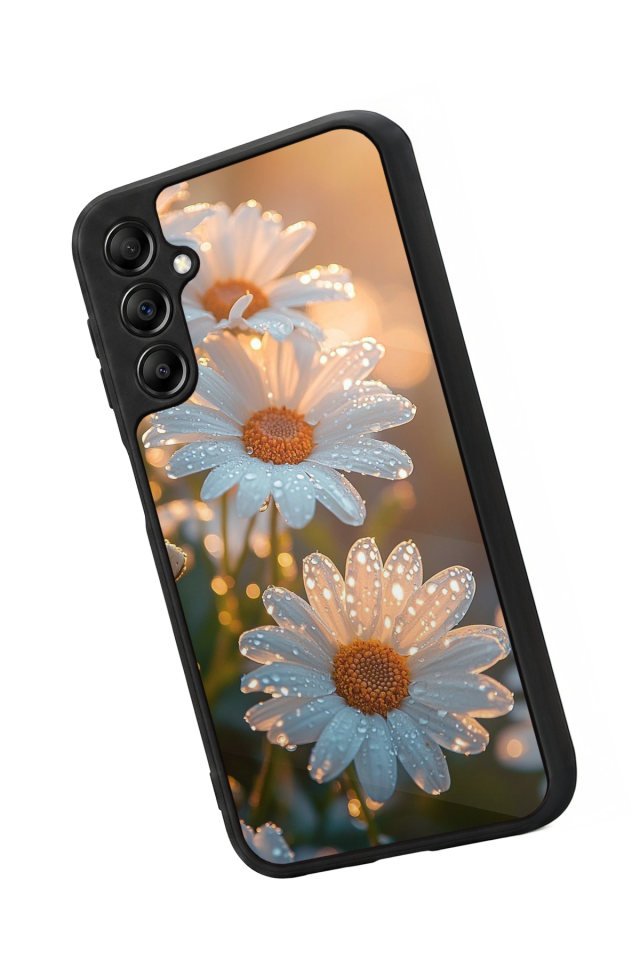 Samsung Galaxy A14 Uyumlu Cicek Tasarımlı Glossy Premium Kılıf