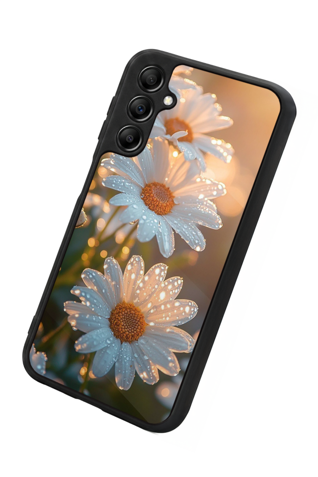 Samsung Galaxy A14 Uyumlu Cicek Tasarımlı Glossy Premium Kılıf