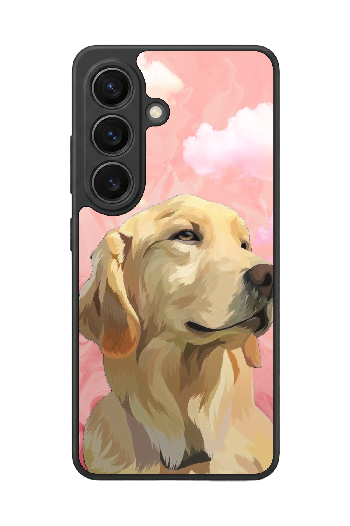 Samsung Galaxy S26 Uyumlu Golden Kopek Tasarımlı Glossy Premium Kılıf