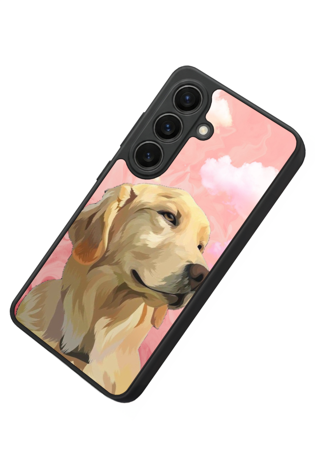 Samsung Galaxy S26 Uyumlu Golden Kopek Tasarımlı Glossy Premium Kılıf