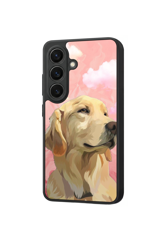 Samsung Galaxy S26 Uyumlu Golden Kopek Tasarımlı Glossy Premium Kılıf