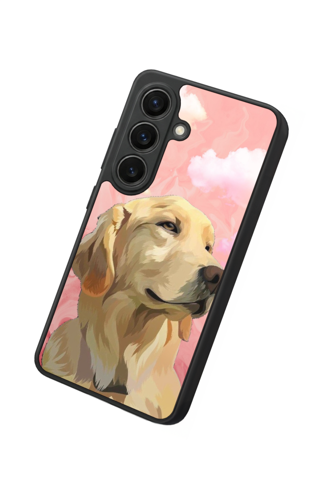 Samsung Galaxy S26 Uyumlu Golden Kopek Tasarımlı Glossy Premium Kılıf