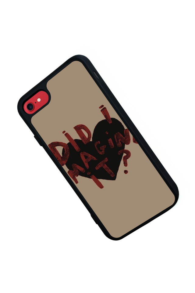 iPhone 7 Uyumlu Kalp Love Tasarımlı Glossy Premium Kılıf