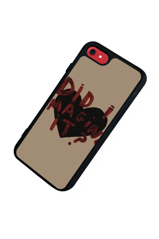 iPhone 7 Uyumlu Kalp Love Tasarımlı Glossy Premium Kılıf