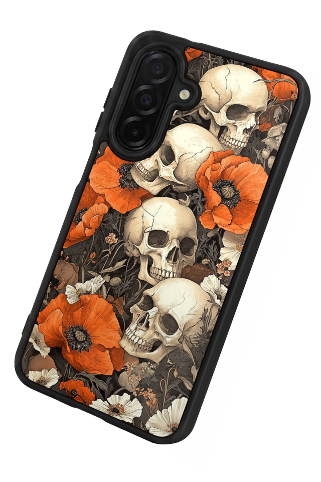 Samsung Galaxy A26 Uyumlu KuruKafa Tasarımlı Glossy Premium Kılıf