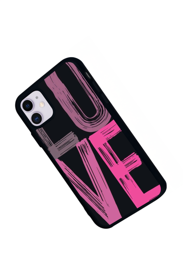 iPhone 11 Uyumlu Love Tasarımlı Glossy Premium Kılıf