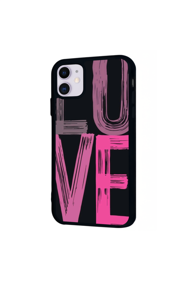 iPhone 11 Uyumlu Love Tasarımlı Glossy Premium Kılıf