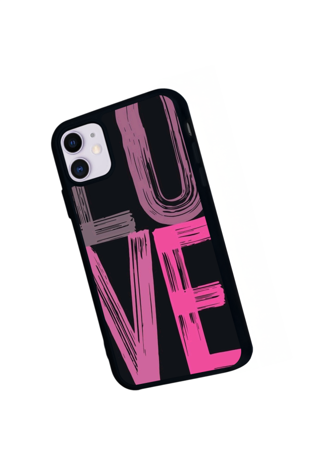 iPhone 11 Uyumlu Love Tasarımlı Glossy Premium Kılıf