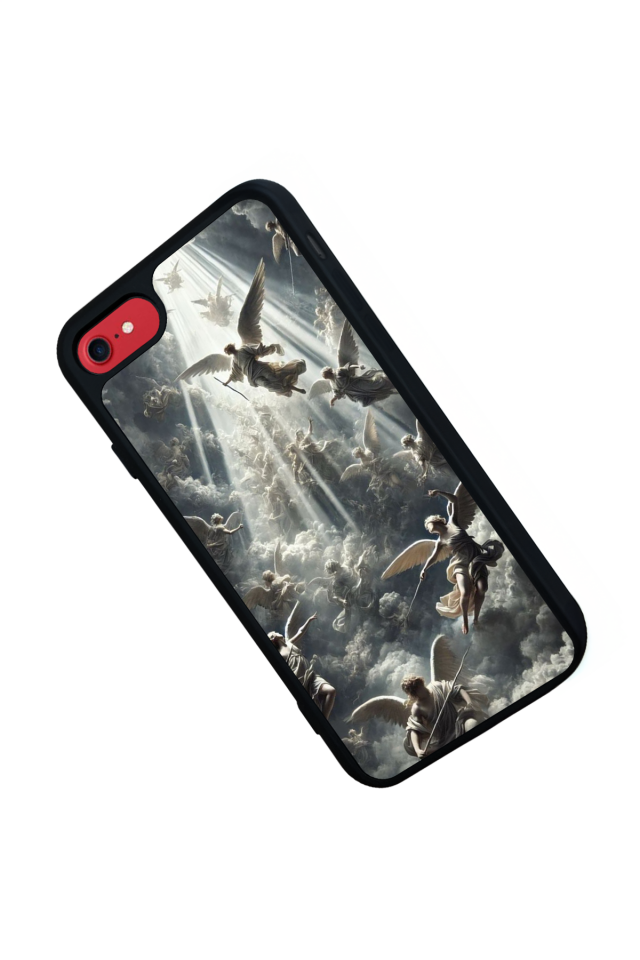 iPhone 8 Uyumlu Melek Tasarımlı Glossy Premium Kılıf