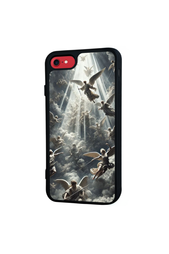 iPhone 8 Uyumlu Melek Tasarımlı Glossy Premium Kılıf