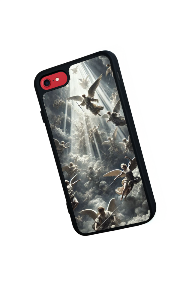 iPhone 8 Uyumlu Melek Tasarımlı Glossy Premium Kılıf