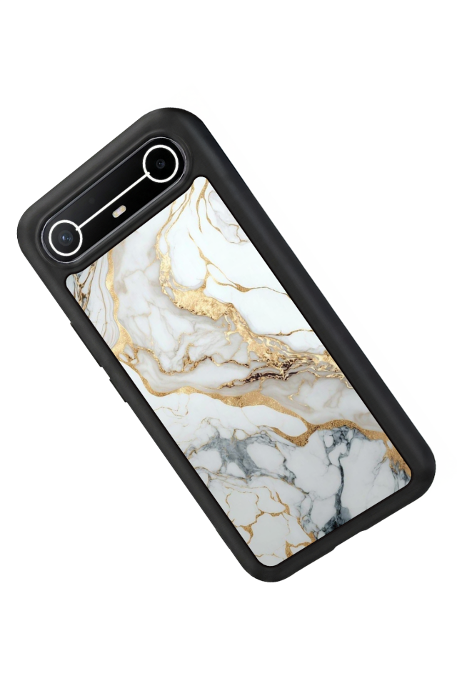 Tecno Spark Slim 5G Uyumlu Mermer Marble Tasarımlı Glossy Premium Kılıf