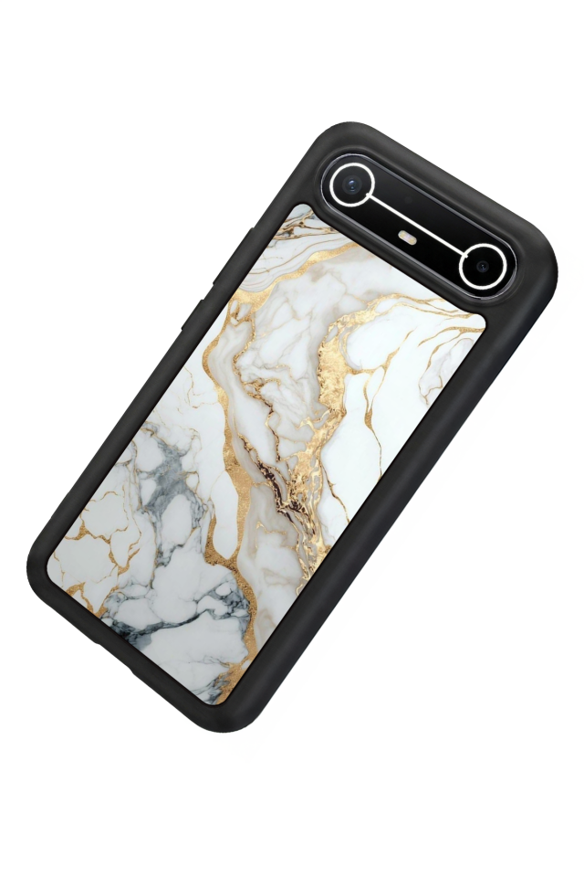 Tecno Spark Slim 5G Uyumlu Mermer Marble Tasarımlı Glossy Premium Kılıf
