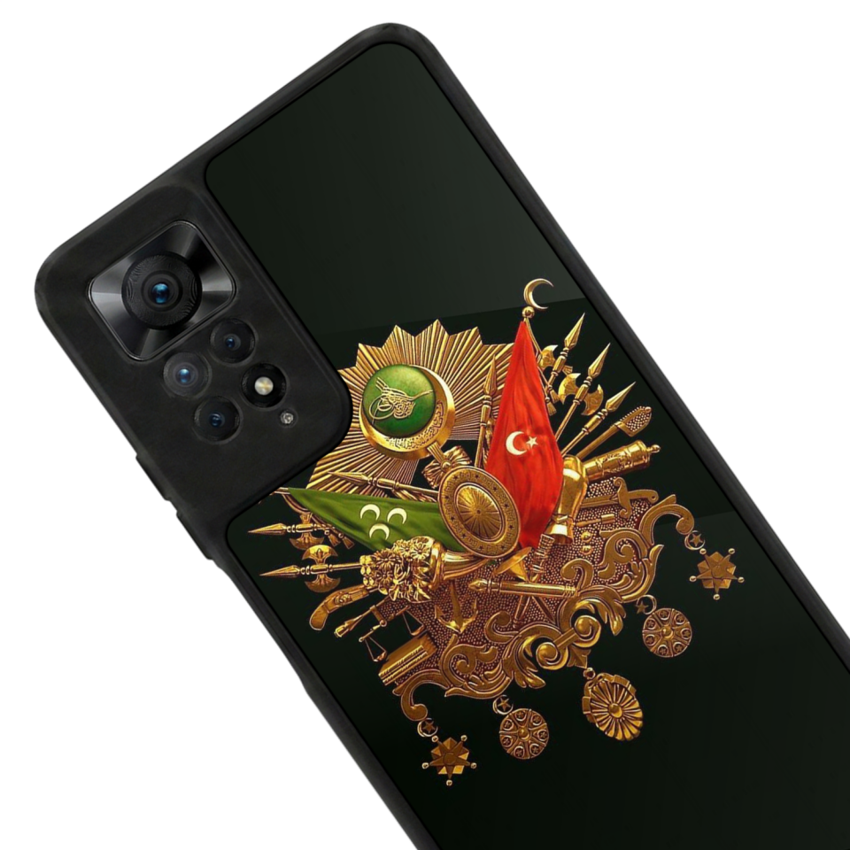 Xiaomi Redmi Note 12 Pro Uyumlu Osmanli Tugrasi Tasarımlı Glossy Premium Kılıf