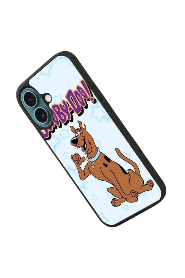 iPhone 16 Uyumlu Scooby Doo Tasarımlı Glossy Premium Kılıf