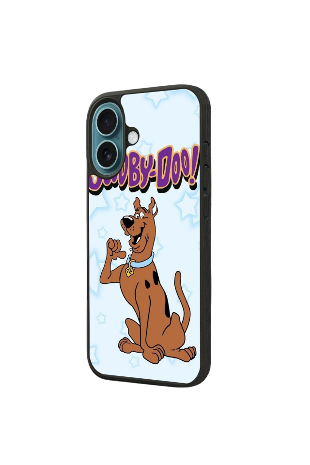 iPhone 16 Uyumlu Scooby Doo Tasarımlı Glossy Premium Kılıf
