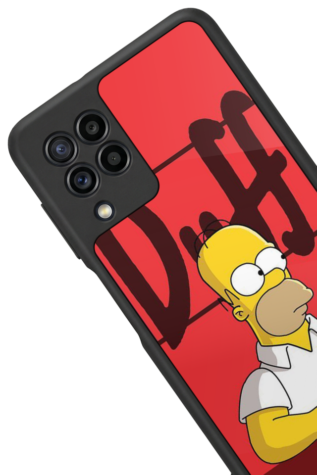 Samsung Galaxy M22 Uyumlu The Simpsons Tasarımlı Glossy Premium Kılıf