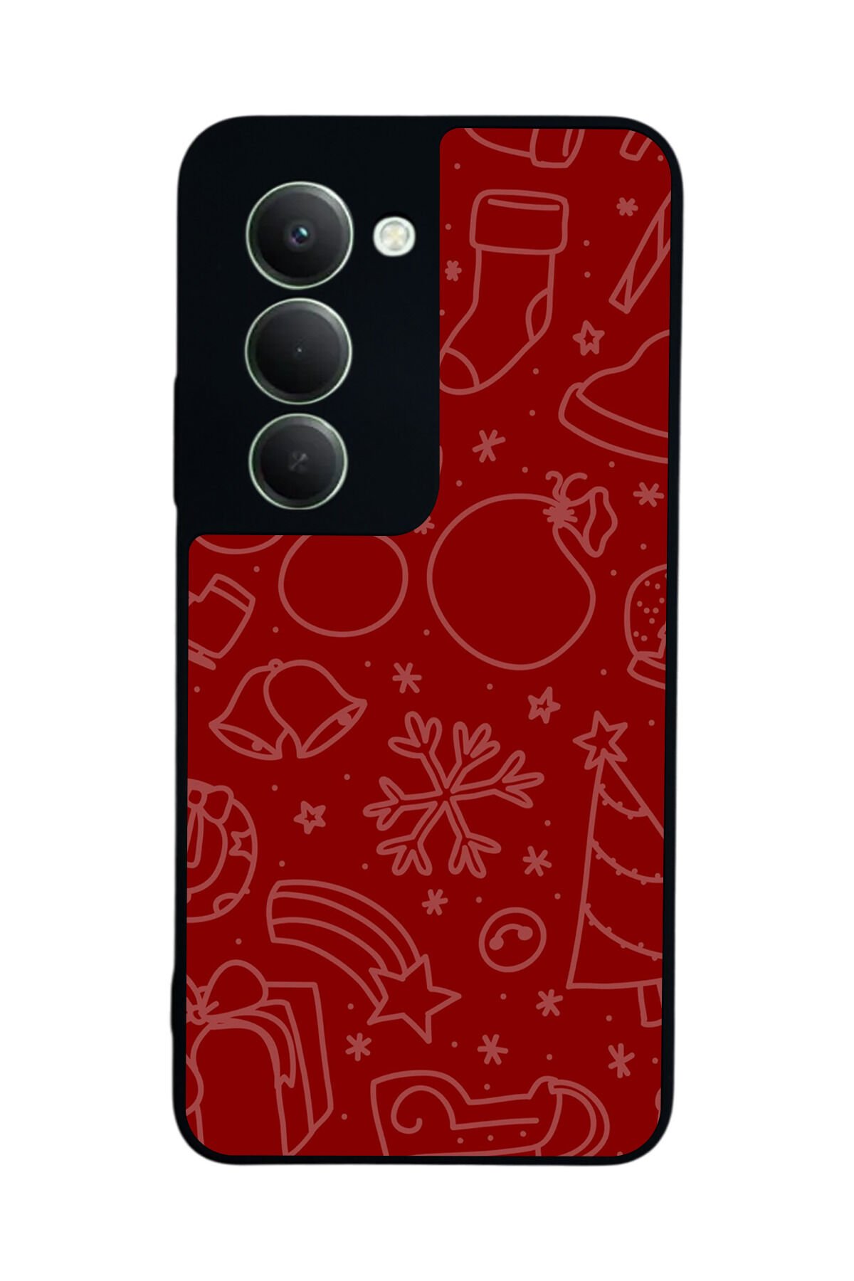Xiaomi Redmi 15 5G Uyumlu Yilbasi Christmas Tasarımlı Glossy Premium Kılıf