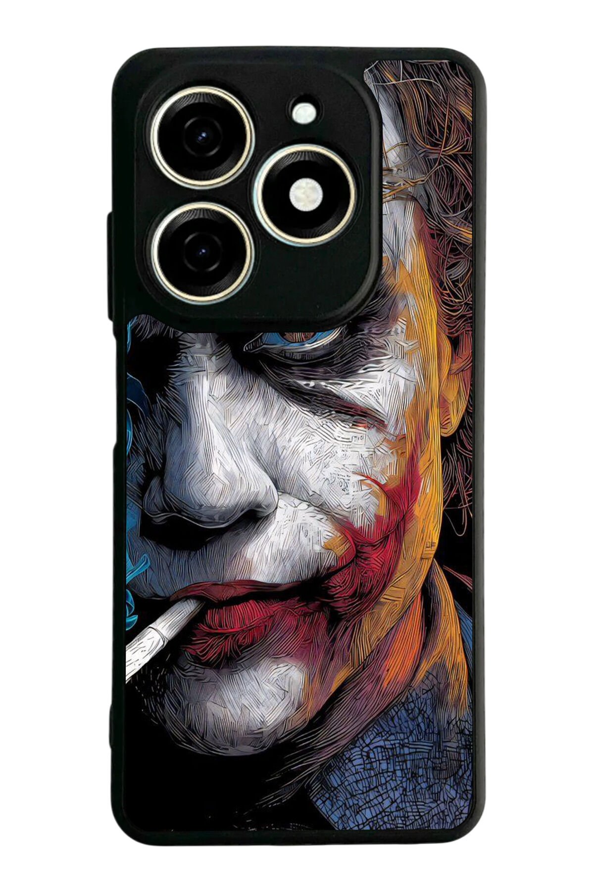 Tecno Spark 20/20C Uyumlu Joker Tasarımlı Glossy Premium Kılıf