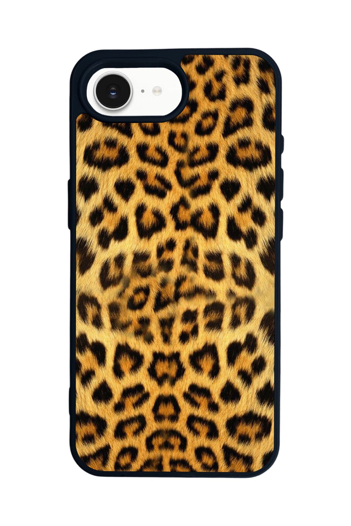 iPhone 16E Uyumlu Leopar Tasarımlı Glossy Premium Kılıf