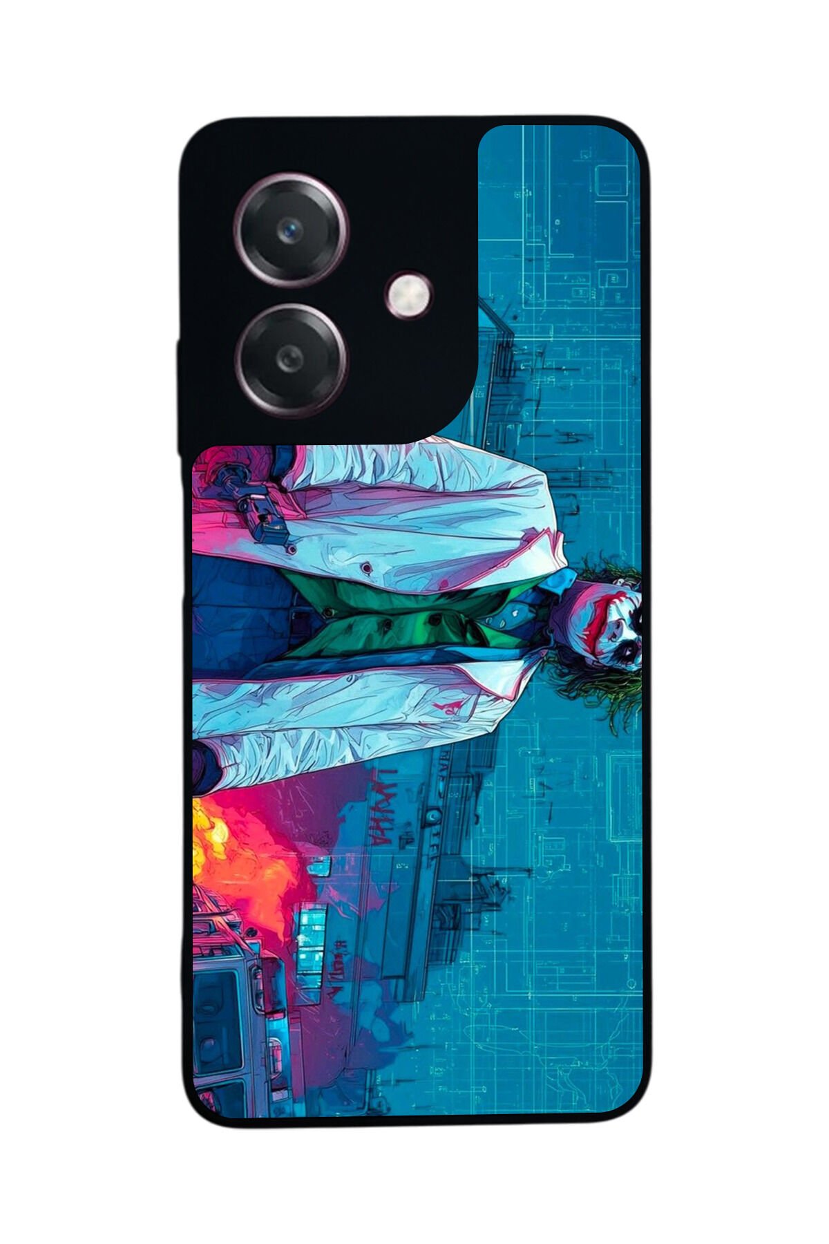 Oppo A3 5G Uyumlu Joker Tasarımlı Glossy Premium Kılıf