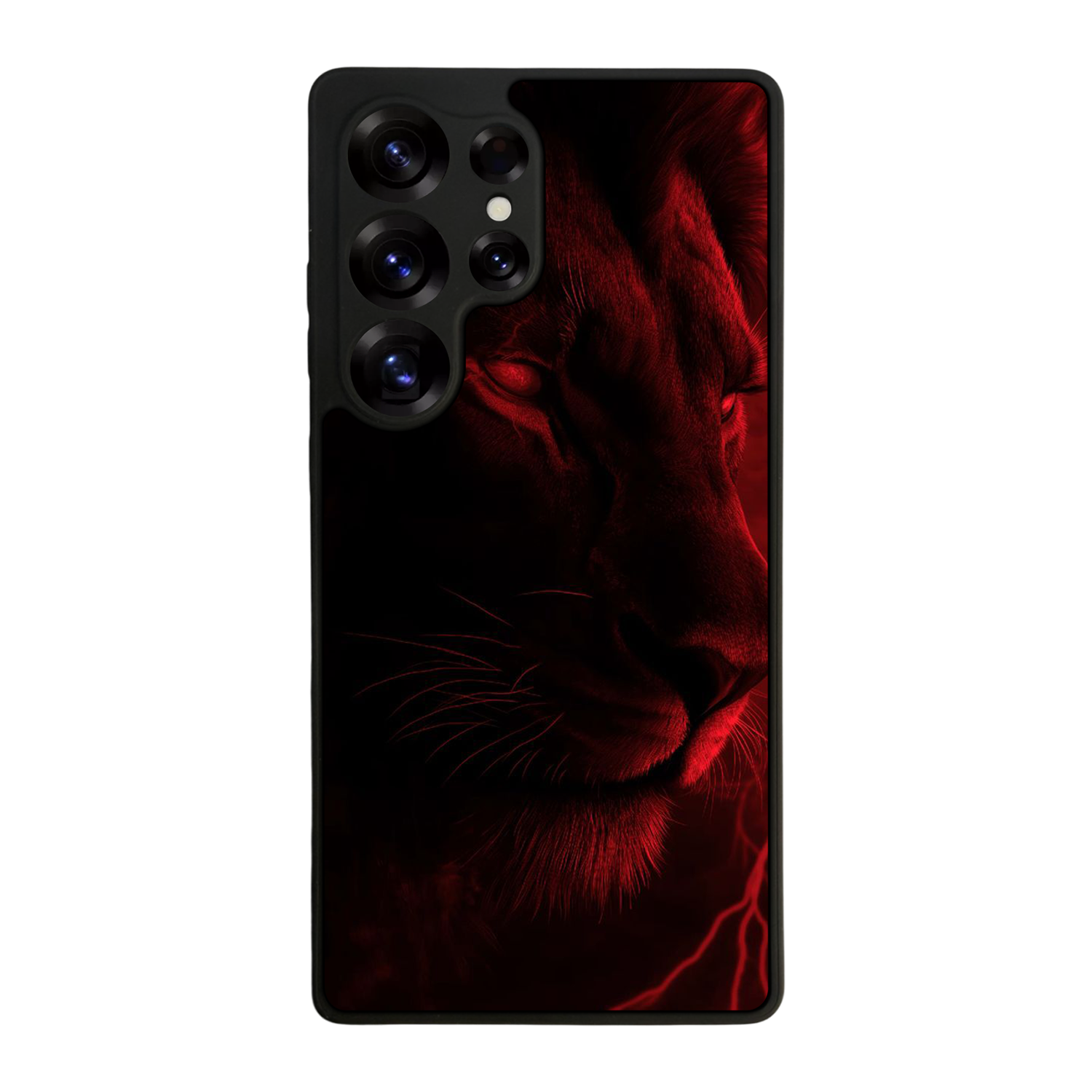 Samsung Galaxy S25 Ultra Uyumlu Aslan Tasarımlı Glossy Premium Kılıf