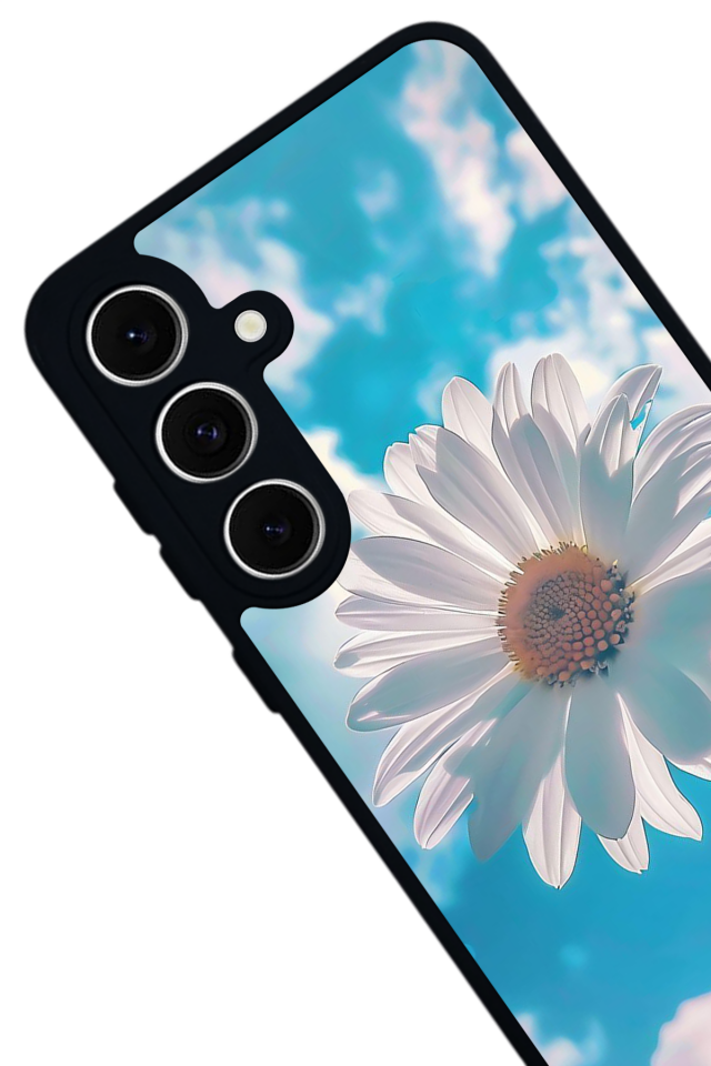 Samsung Galaxy S24 FE Uyumlu Cicek Tasarımlı Glossy Premium Kılıf