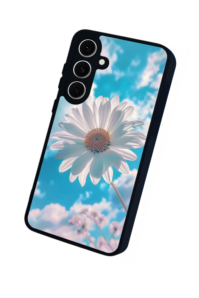 Samsung Galaxy S24 FE Uyumlu Cicek Tasarımlı Glossy Premium Kılıf