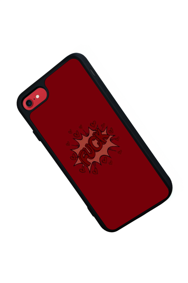 iPhone 7 Uyumlu Kalp Love Tasarımlı Glossy Premium Kılıf