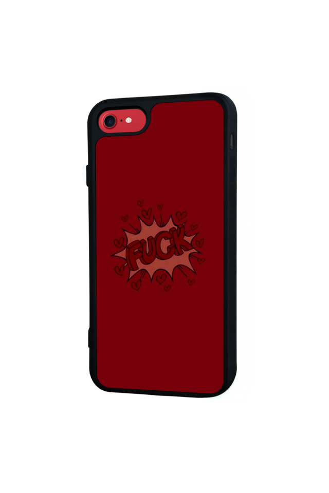iPhone 7 Uyumlu Kalp Love Tasarımlı Glossy Premium Kılıf