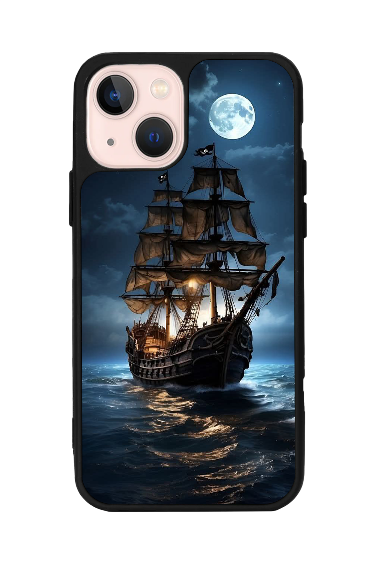 iPhone 14 Plus Uyumlu Korsan Tasarımlı Glossy Premium Kılıf