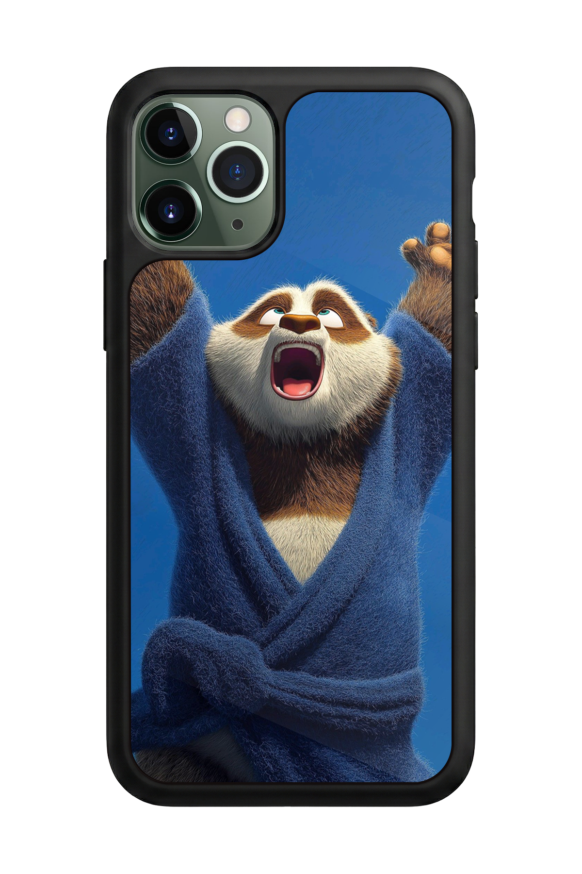 iPhone 11 Pro Max Uyumlu Kung Fu Panda Tasarımlı Glossy Premium Kılıf