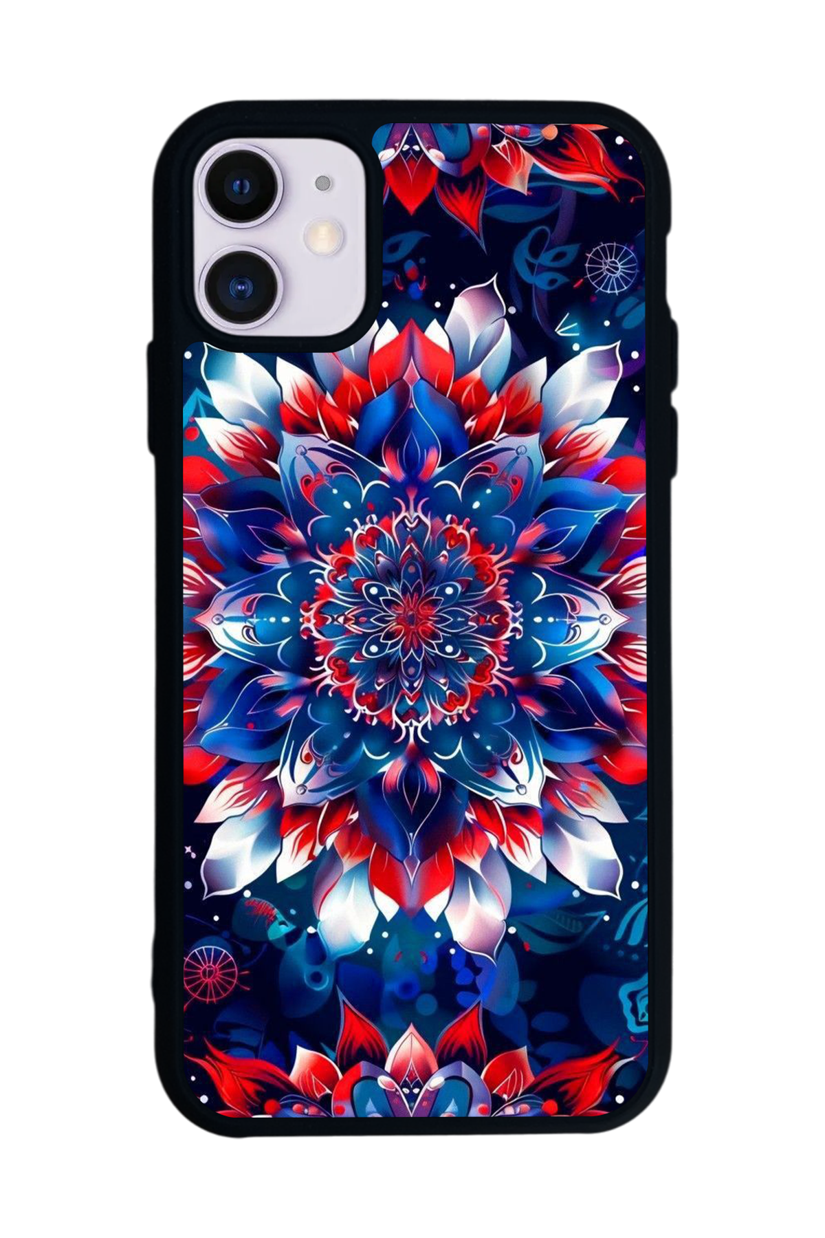 iPhone 11 Uyumlu Mandala Tasarımlı Glossy Premium Kılıf