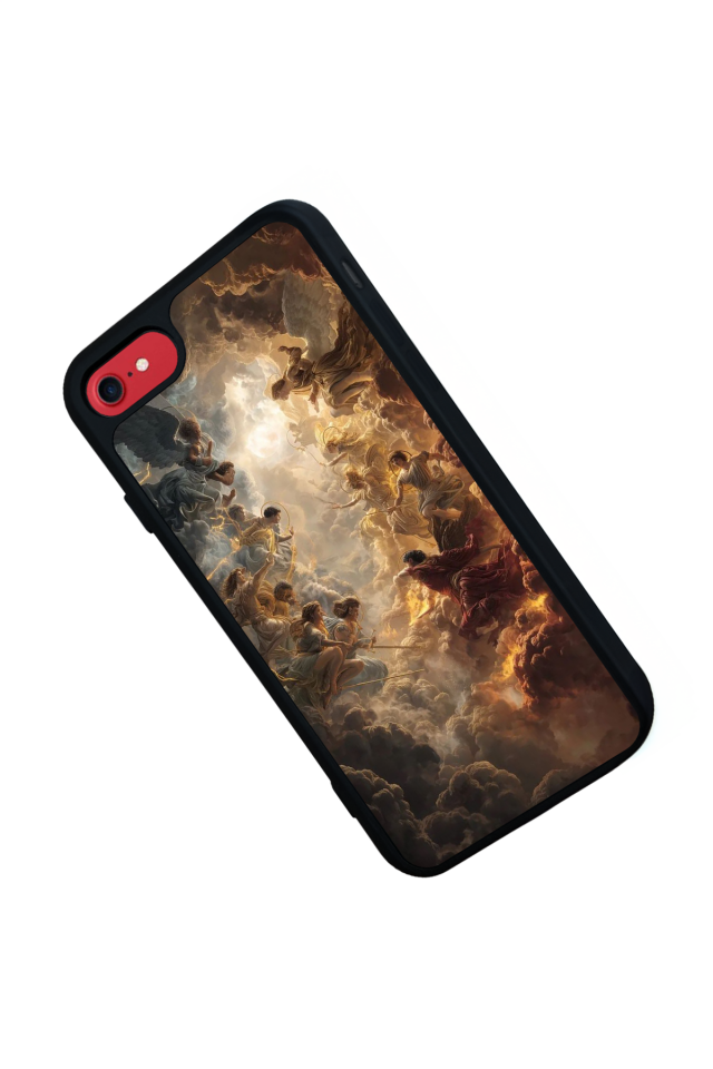 iPhone 8 Uyumlu Melek Tasarımlı Glossy Premium Kılıf