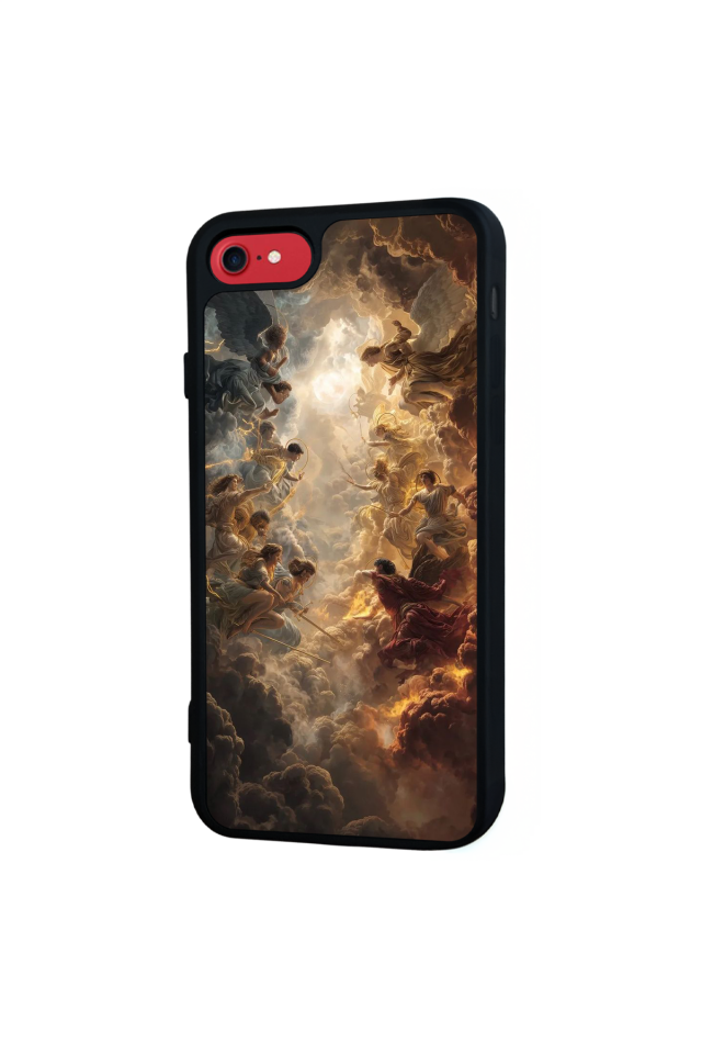 iPhone 8 Uyumlu Melek Tasarımlı Glossy Premium Kılıf