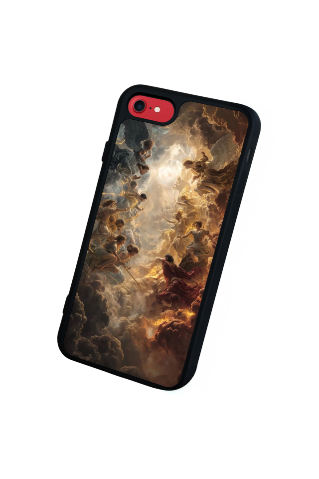 iPhone 8 Uyumlu Melek Tasarımlı Glossy Premium Kılıf