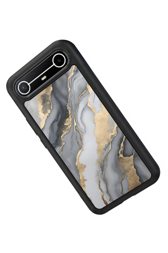 Tecno Spark Slim 5G Uyumlu Mermer Marble Tasarımlı Glossy Premium Kılıf