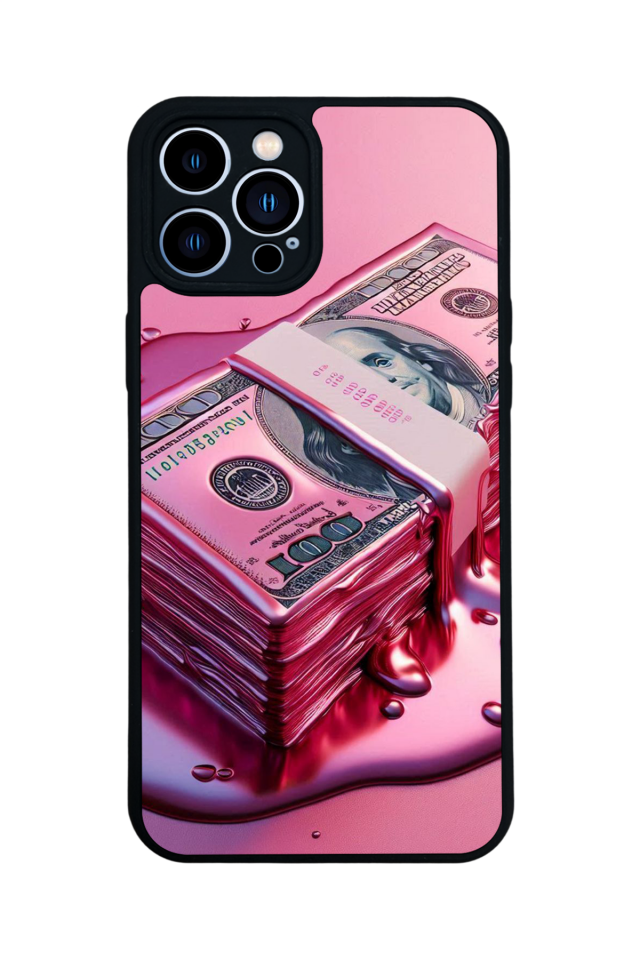 iPhone 13 Pro Max Uyumlu Money Para Tasarımlı Glossy Premium Kılıf
