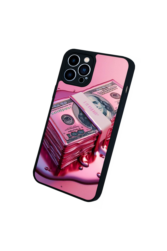 iPhone 13 Pro Max Uyumlu Money Para Tasarımlı Glossy Premium Kılıf