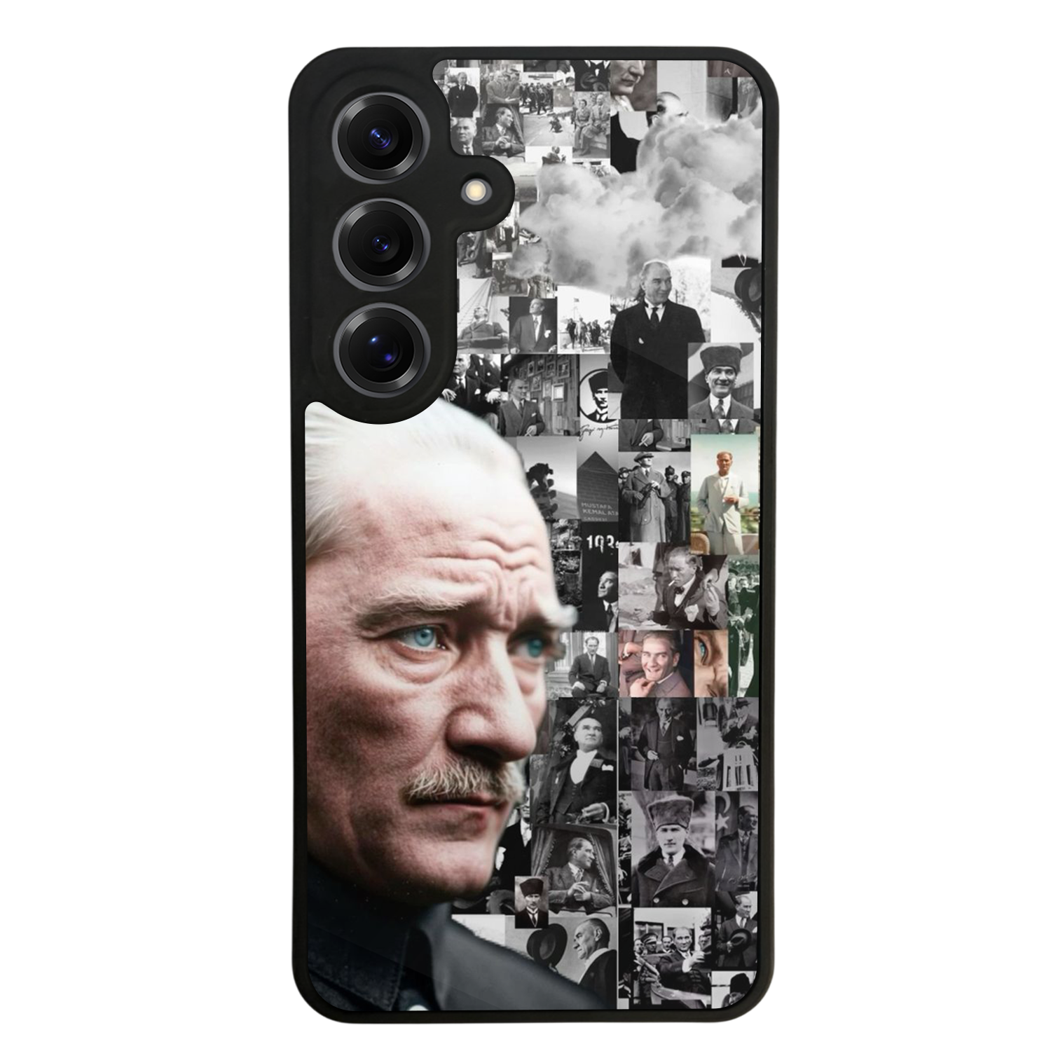 Samsung Galaxy S25 Uyumlu Mustafa Kemal Ataturk Tasarımlı Glossy Premium Kılıf