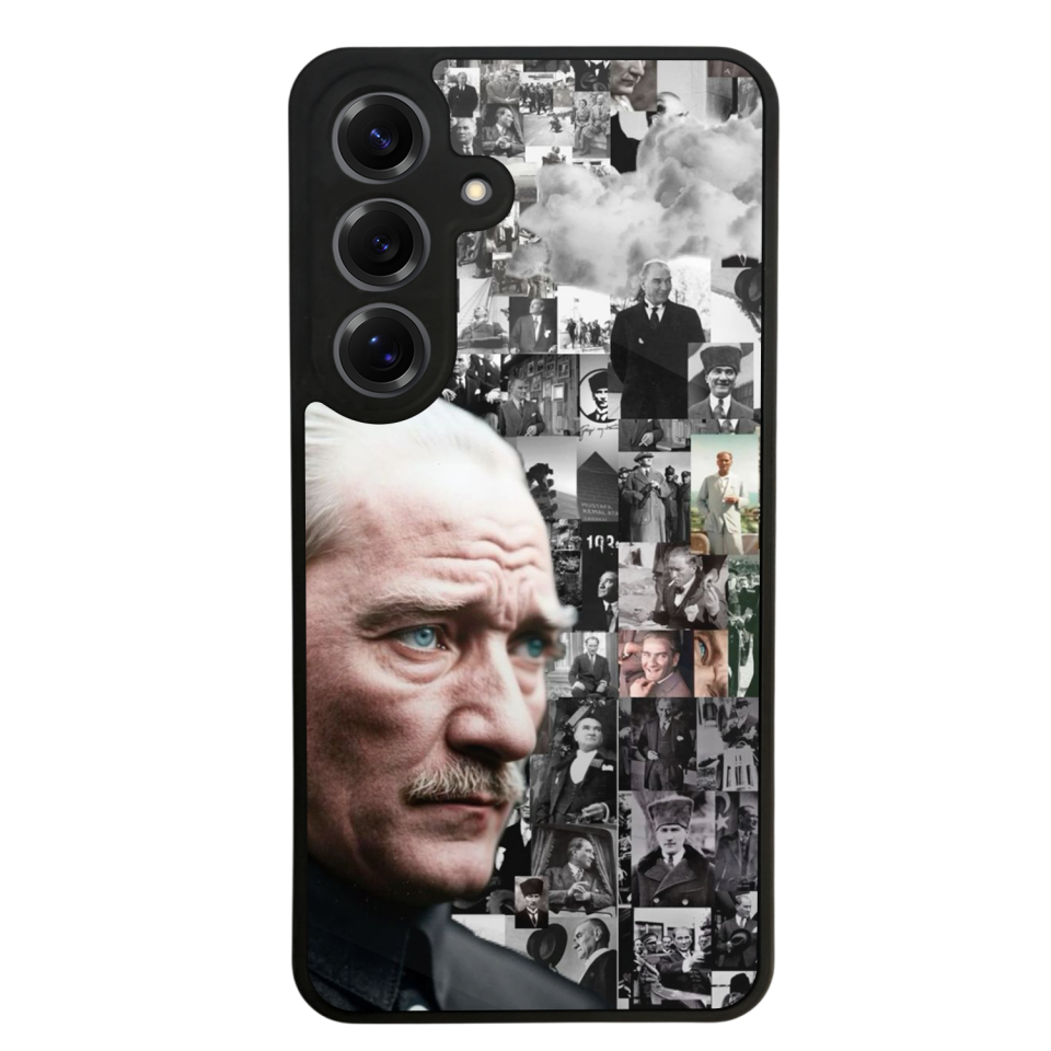 Samsung Galaxy S25 Uyumlu Mustafa Kemal Ataturk Tasarımlı Glossy Premium Kılıf