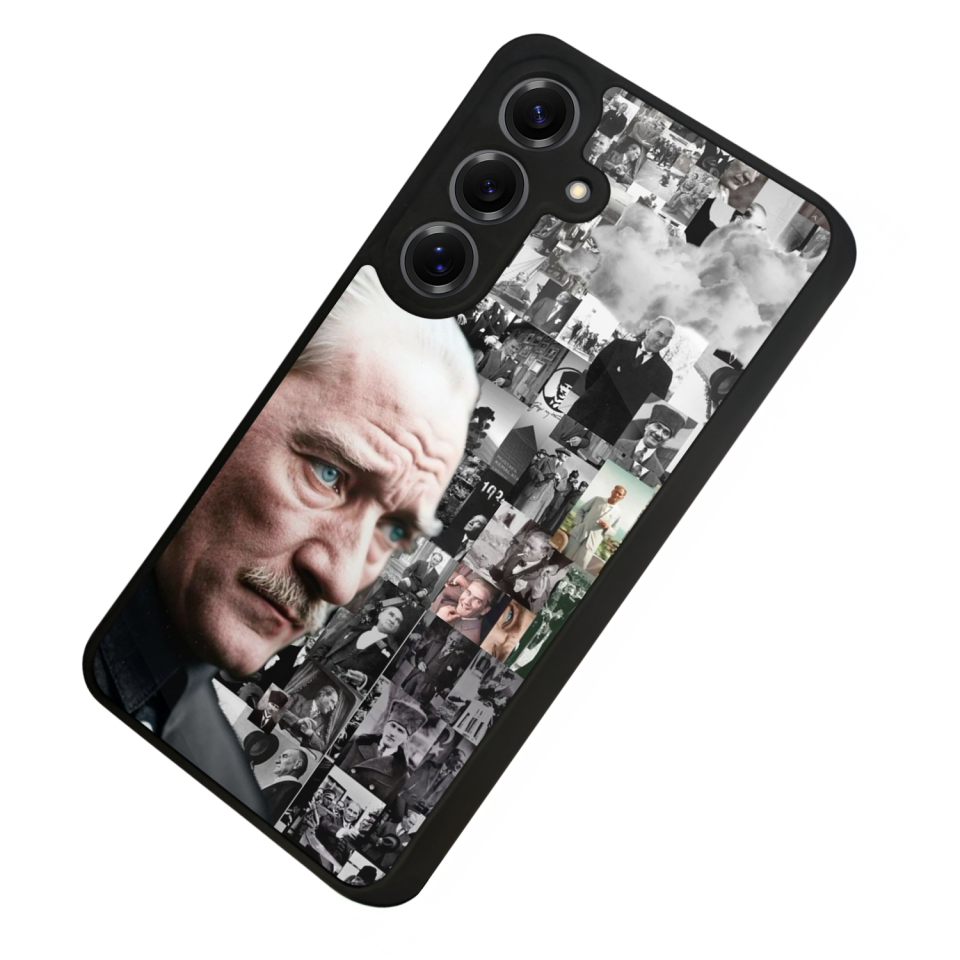 Samsung Galaxy S25 Uyumlu Mustafa Kemal Ataturk Tasarımlı Glossy Premium Kılıf