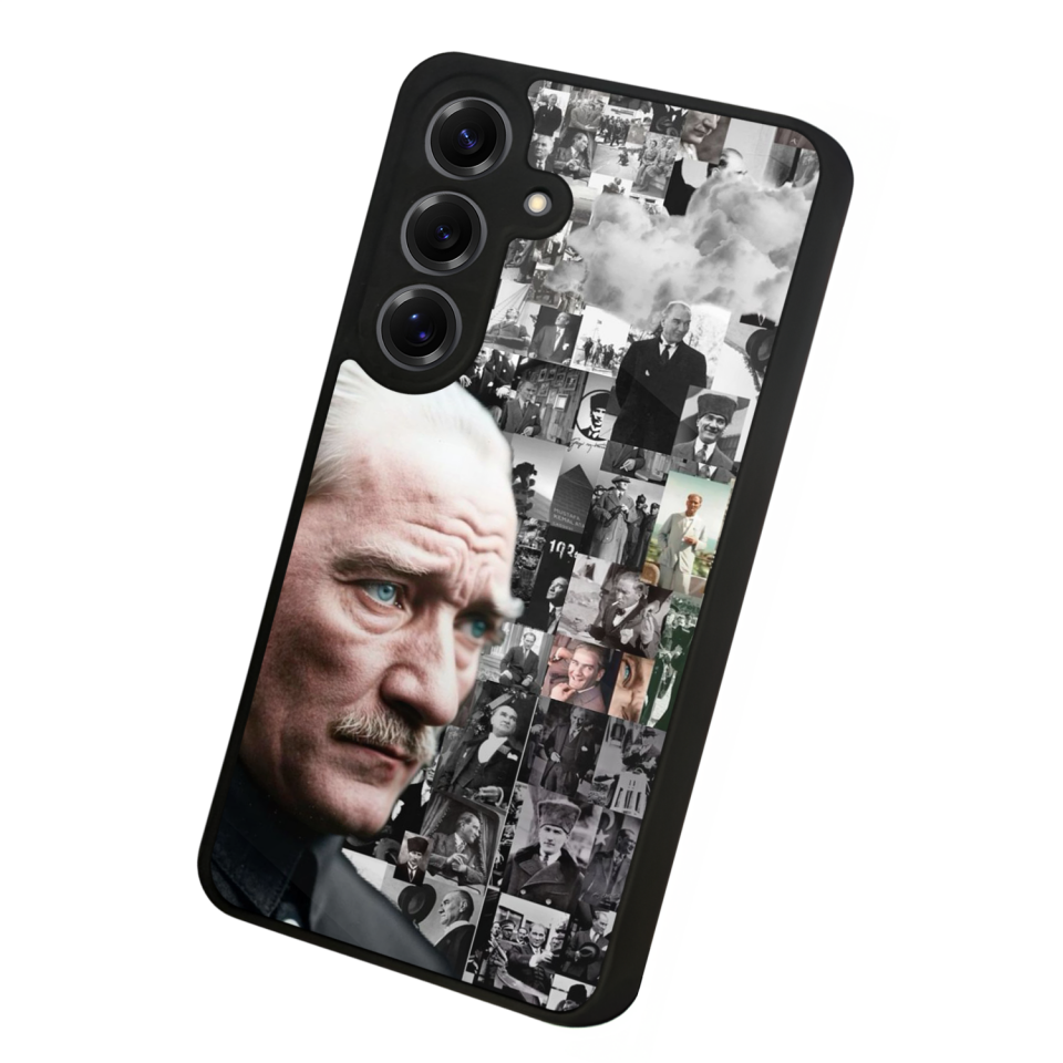 Samsung Galaxy S25 Uyumlu Mustafa Kemal Ataturk Tasarımlı Glossy Premium Kılıf