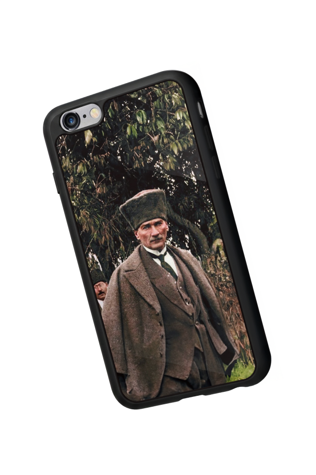 iPhone 6s Plus Uyumlu Mustafa Kemal Ataturk Tasarımlı Glossy Premium Kılıf