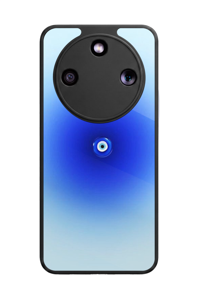 Honor Magic 8 Lite Uyumlu Nazar Tasarımlı Glossy Premium Kılıf