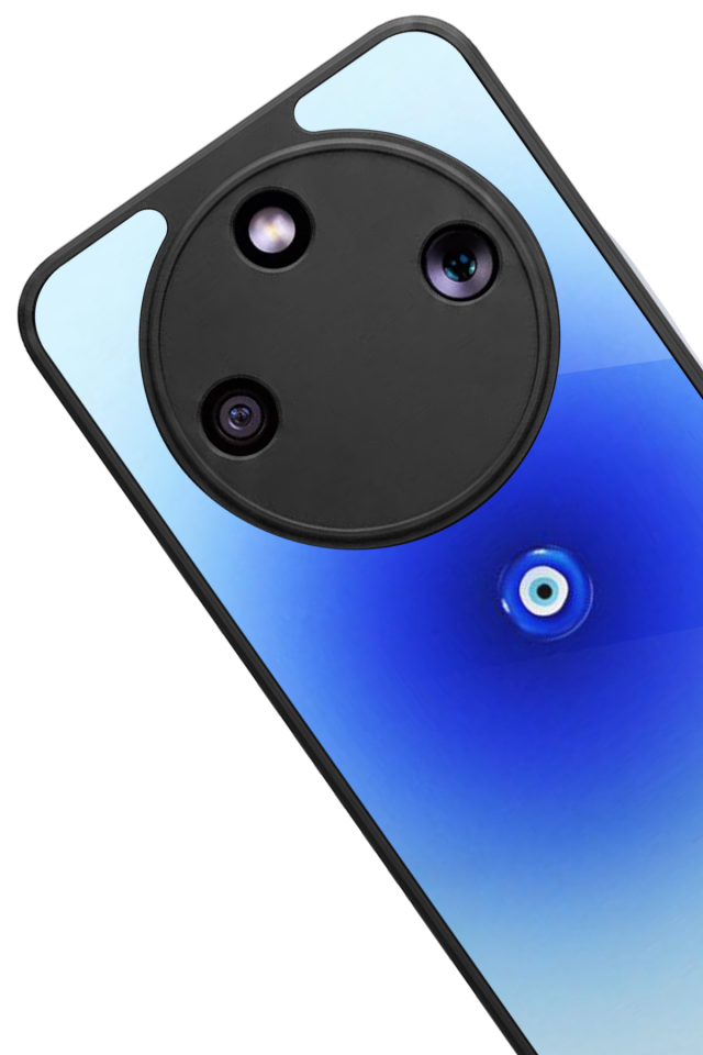 Honor Magic 8 Lite Uyumlu Nazar Tasarımlı Glossy Premium Kılıf