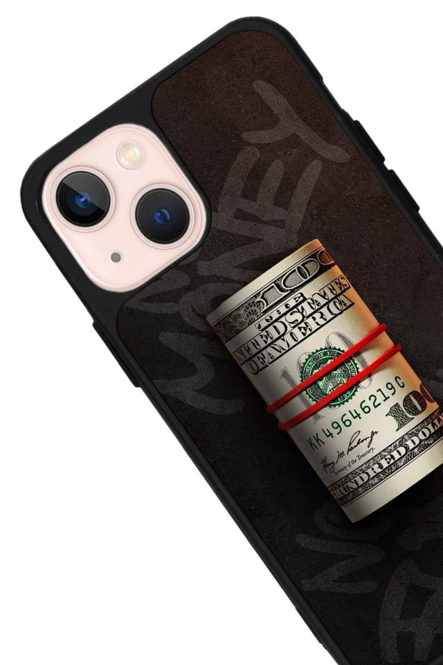 iPhone 13 Mini Uyumlu Para Tasarımlı Glossy Premium Kılıf