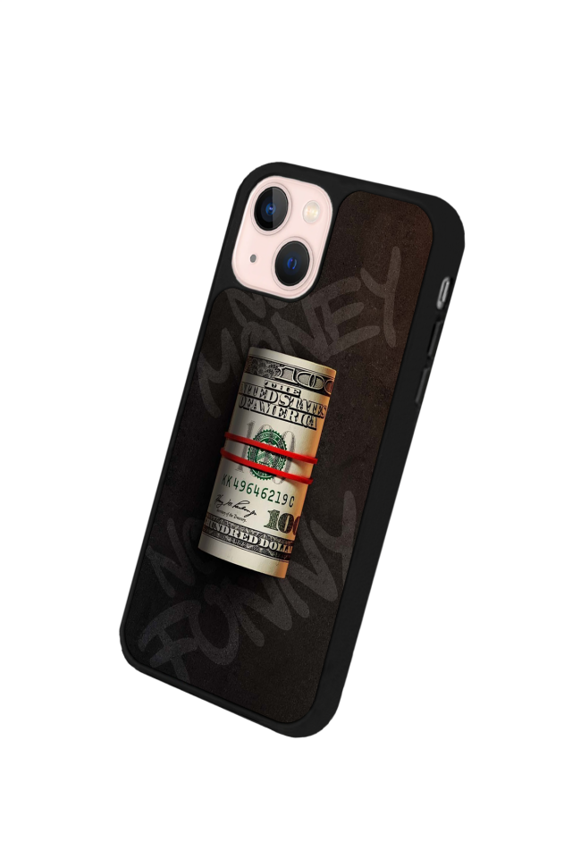 iPhone 13 Mini Uyumlu Para Tasarımlı Glossy Premium Kılıf